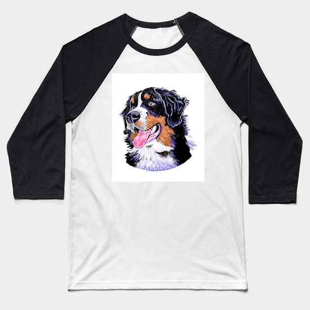 BERNER DOG Baseball T-Shirt by MarniD9